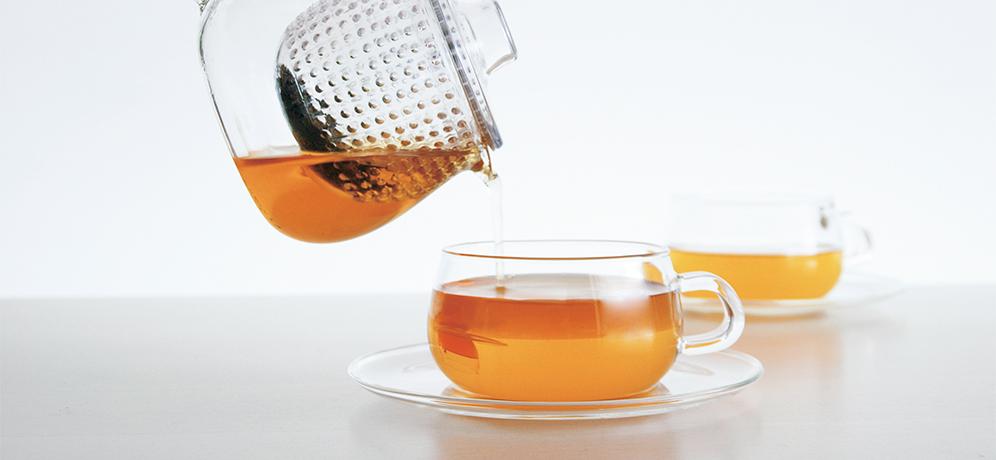 UNITEA cup & saucer 230ml glass