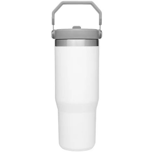 Stanley 30 oz Stainless Steel Ice Flow Flip Straw Tumbler