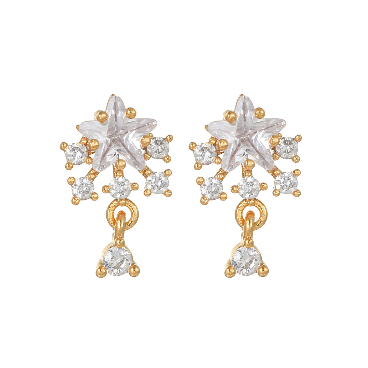Sweet Pink Love Earrings Set