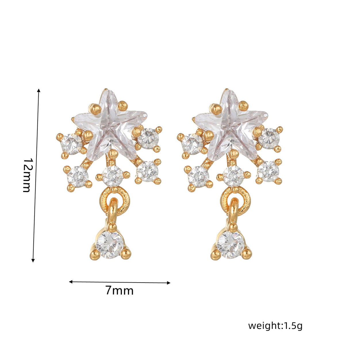 Sweet Pink Love Earrings Set