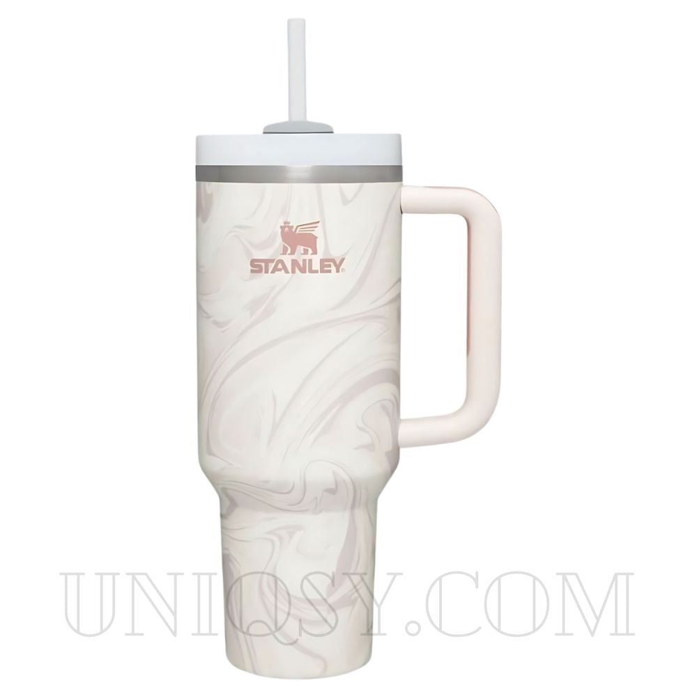 Stanley 40 OZ Tumbler - Rose Quartz Swirl