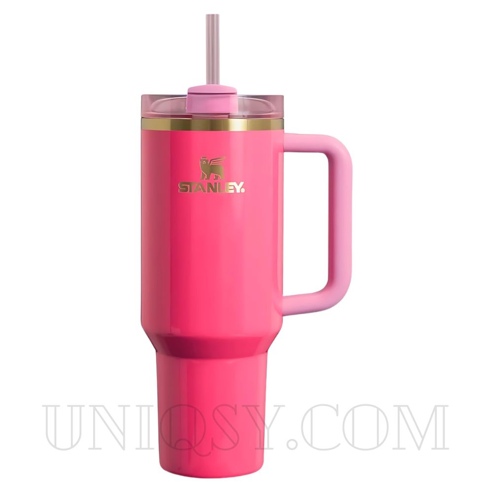 Stanley 40 OZ Tumbler with Handle and Straw Lid - Stainless Steel