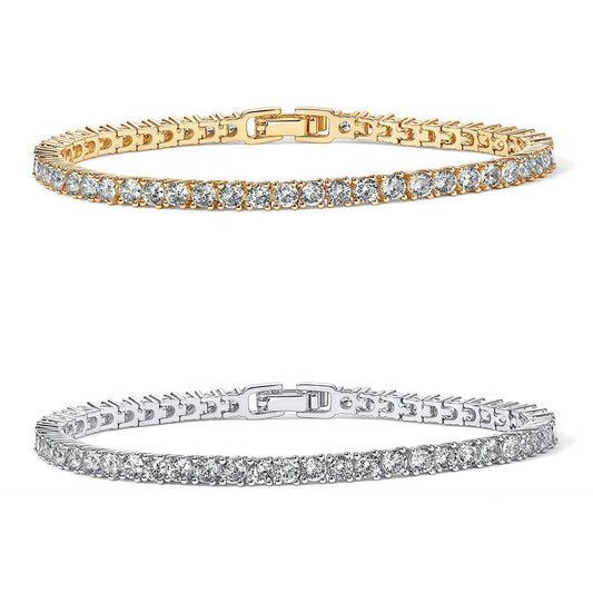 3 mm Cubic Zirconia Tennis Bracelet