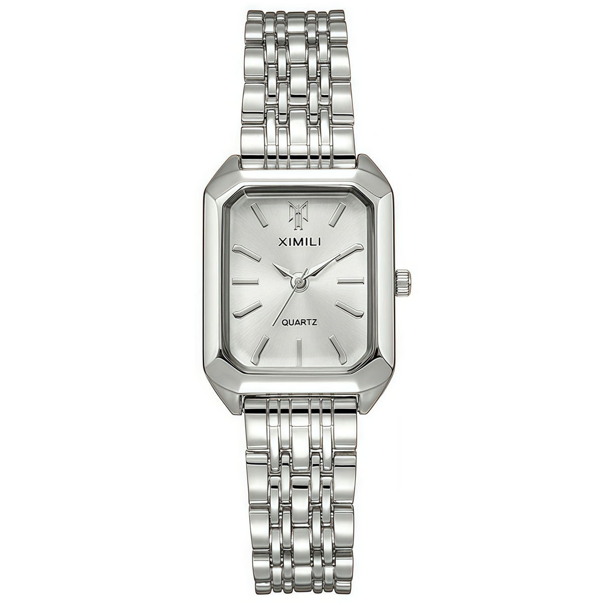 Classic Square Link Bracelet Watch