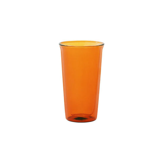 CAST AMBER double wall glass 340ml