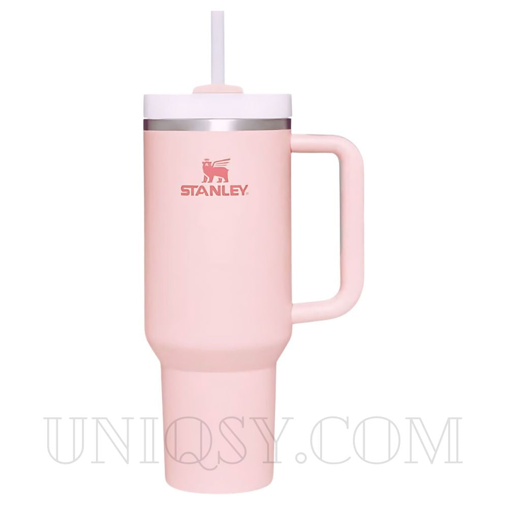 Stanley 40 OZ Tumbler Cup with Handle and Straw - Stainless Steel 1.1L