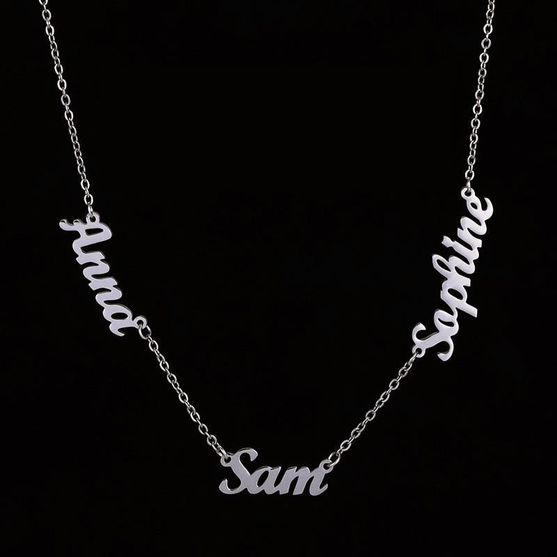 Personalized Name Necklace with 1–6 Names