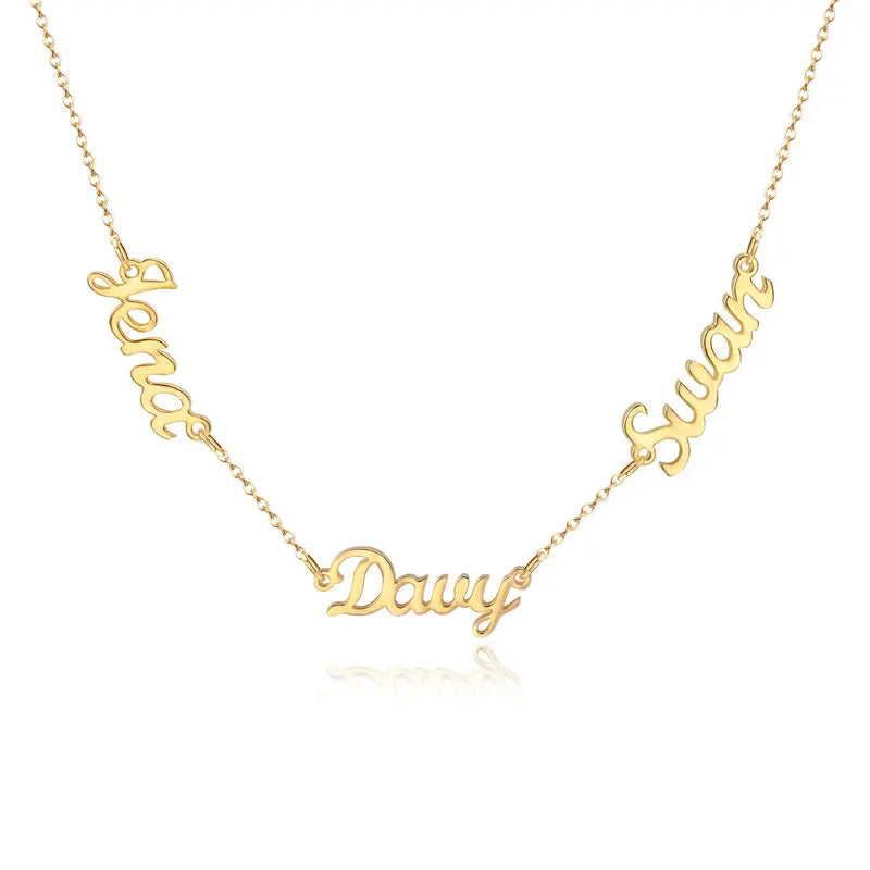 Personalized Name Necklace with 1–6 Names