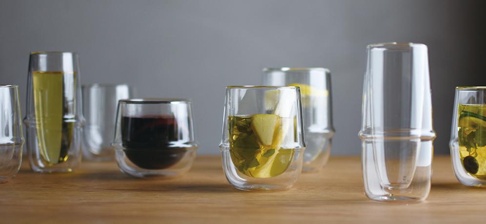 KRONOS double wall iced tea glass 350ml / 12oz